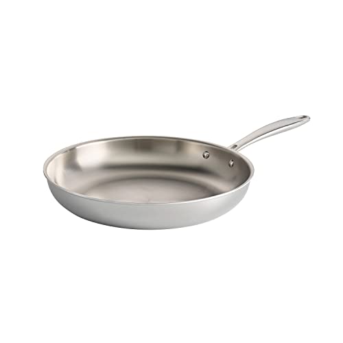 Tramontina Fry Pan Stainless Steel Tri-Ply Clad 12-Inch