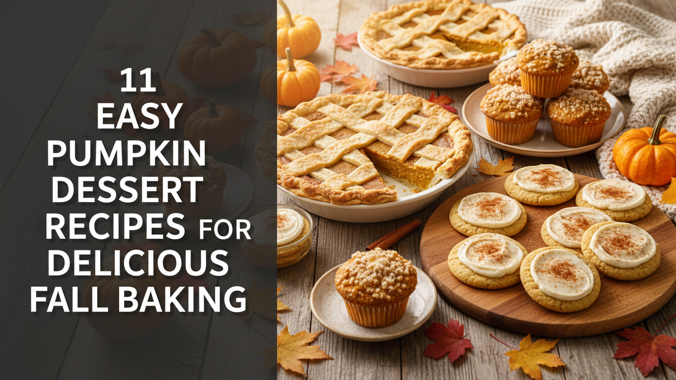 11 Easy Pumpkin Dessert Recipes For Delicious Fall Baking