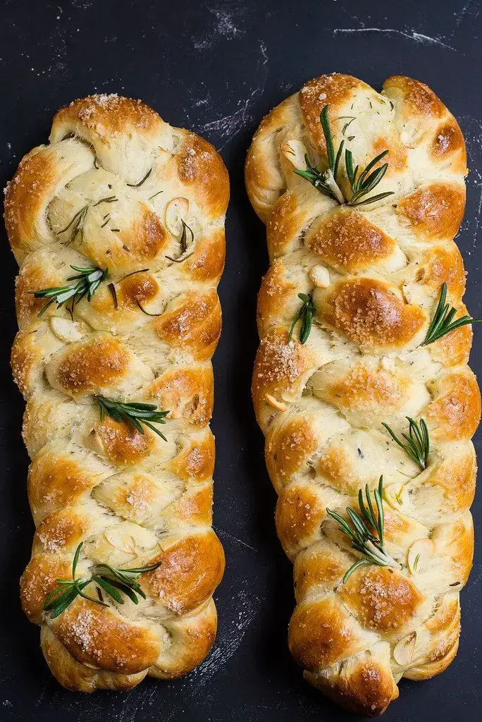 Garlic Rosemary Challah