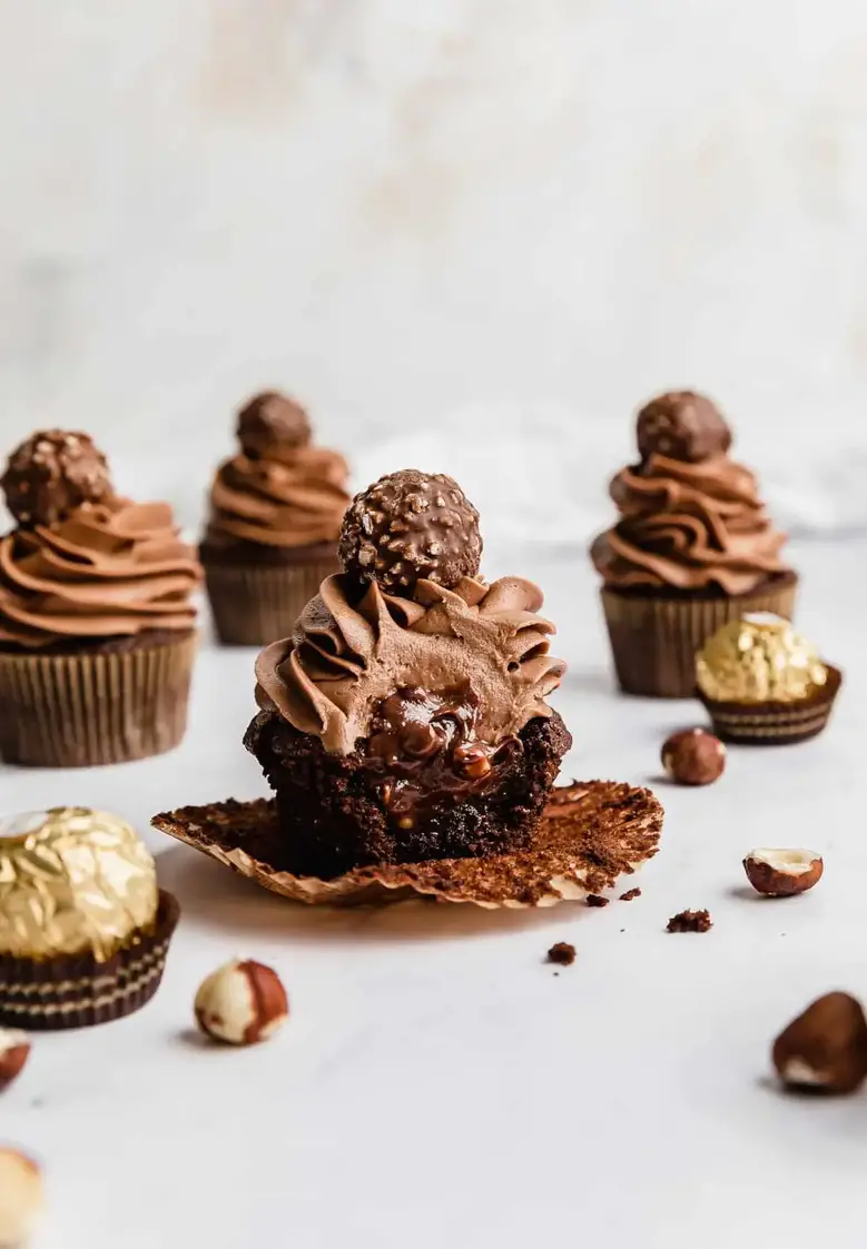 Ferrero Rocher Cupcakes