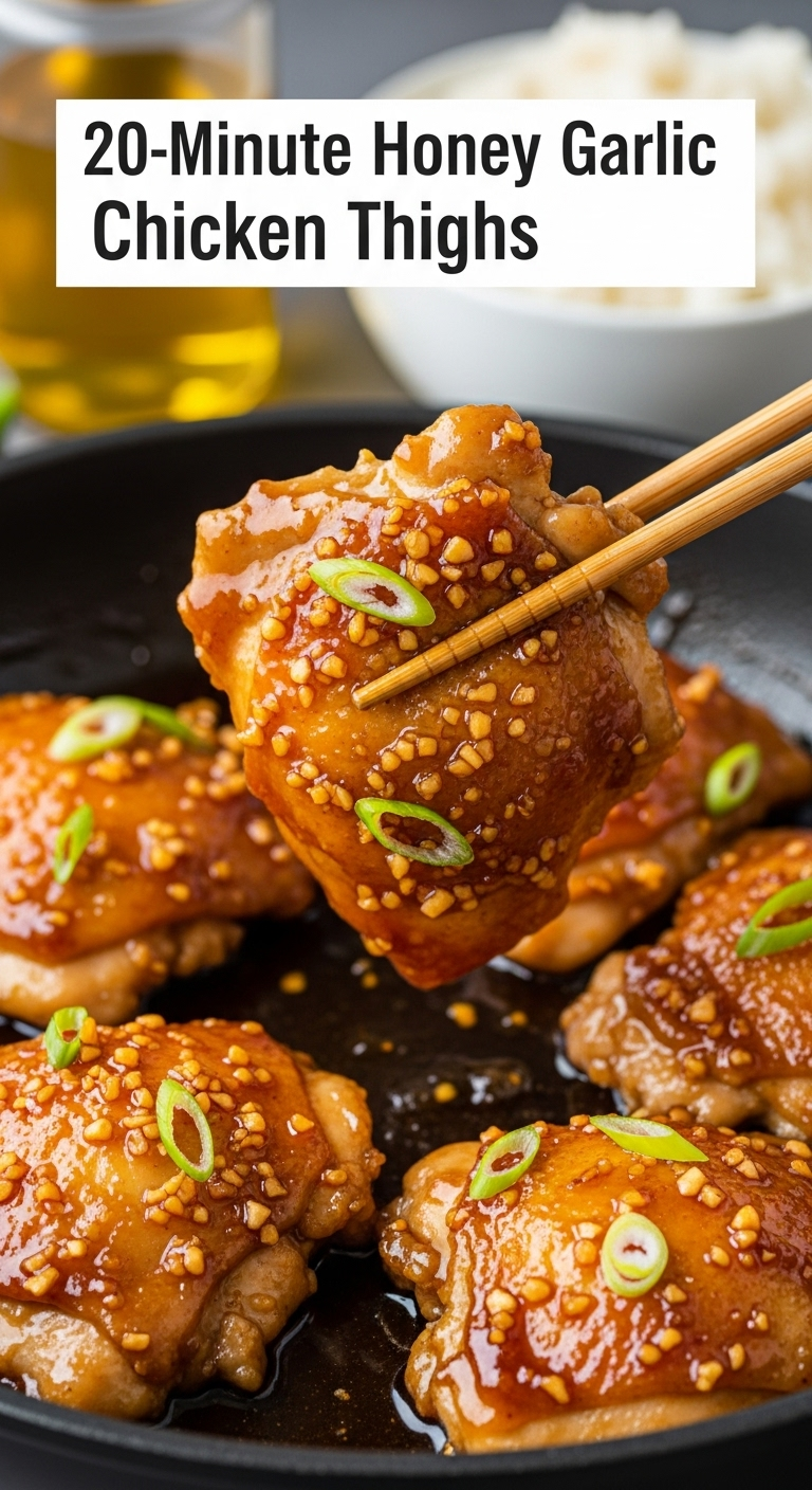 20-Minute-Honey-Garlic-Chicken-Thighs-Glossy-Glaze-Tender