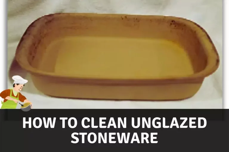 How to clean unglazed stoneware