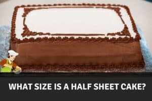 What size is a half sheet cake