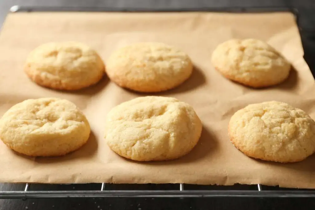 Cookies on Parchment Paper