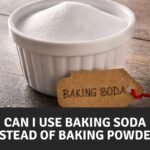 Use baking soda instead of baking powder