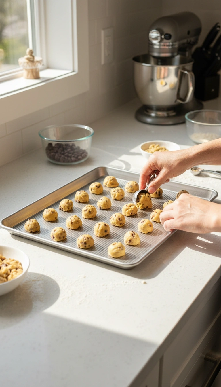 Usa Pan Extra Large Baking Sheet Testing Setup