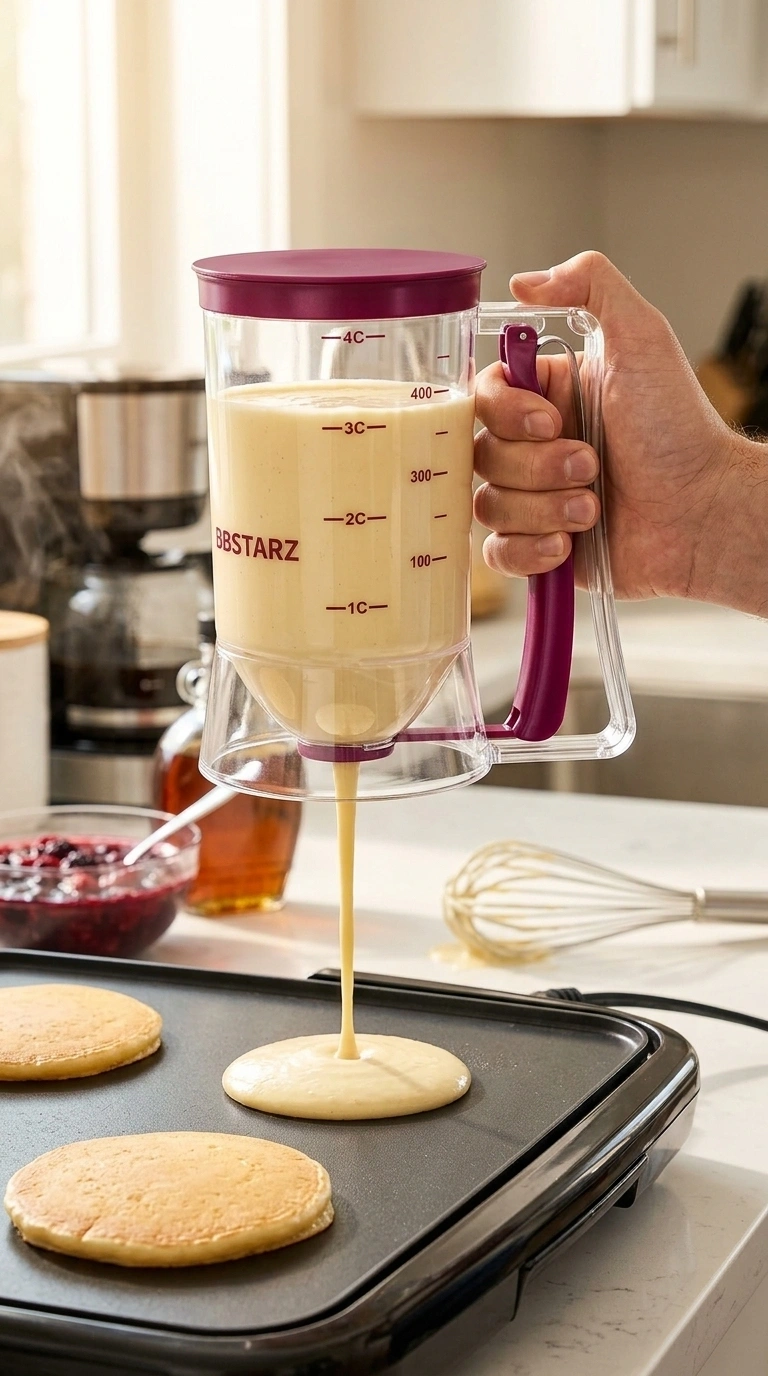 Bbstarz Pancake Batter Dispenser Review Worth It