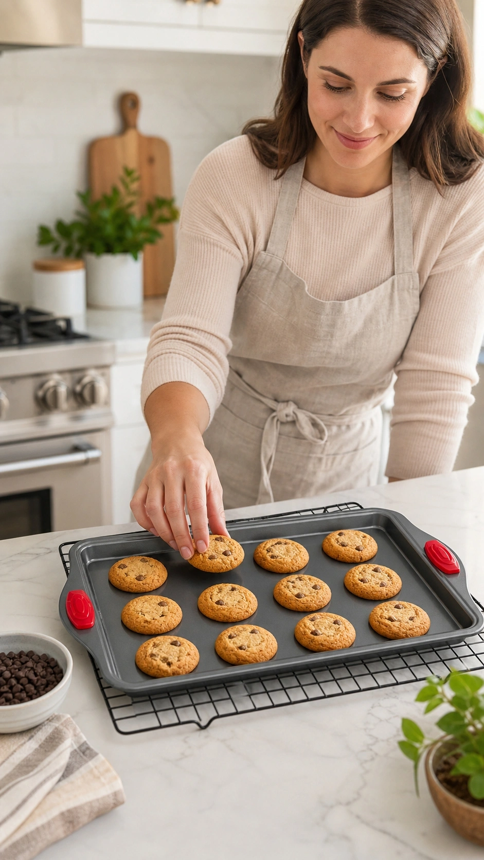 Boxiki Kitchen Baking Sheet Set Testing