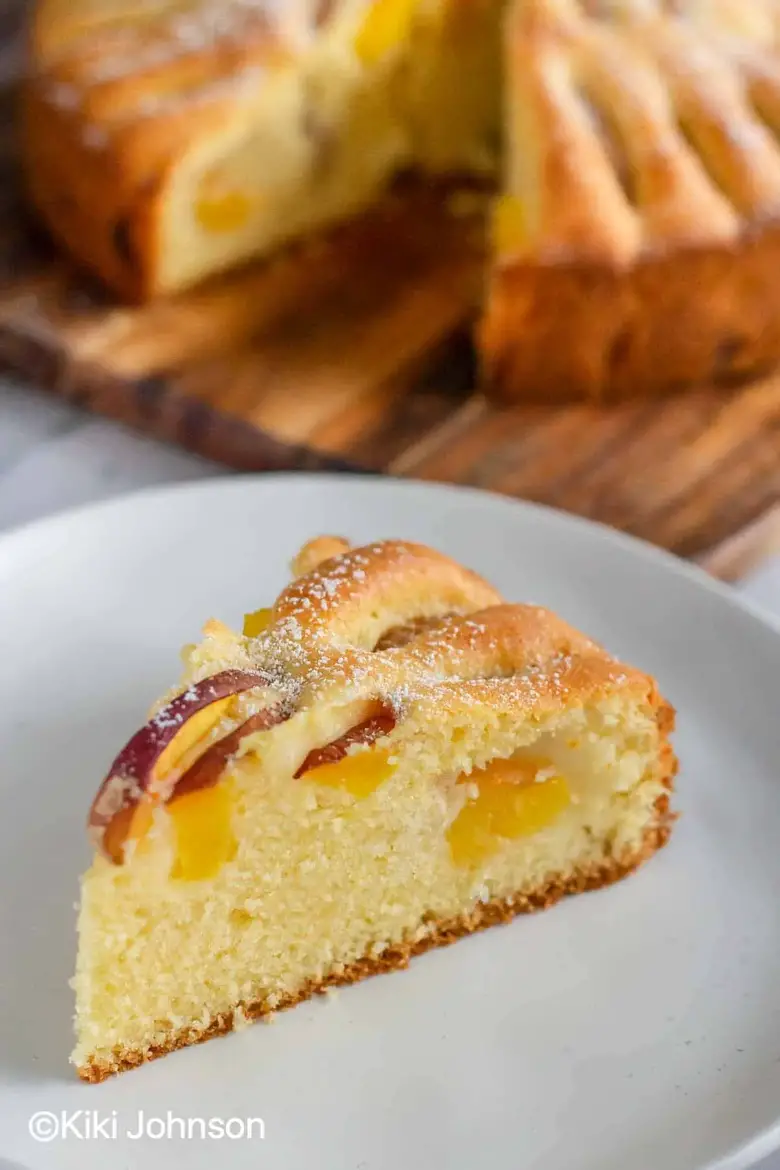 German Peach Cake