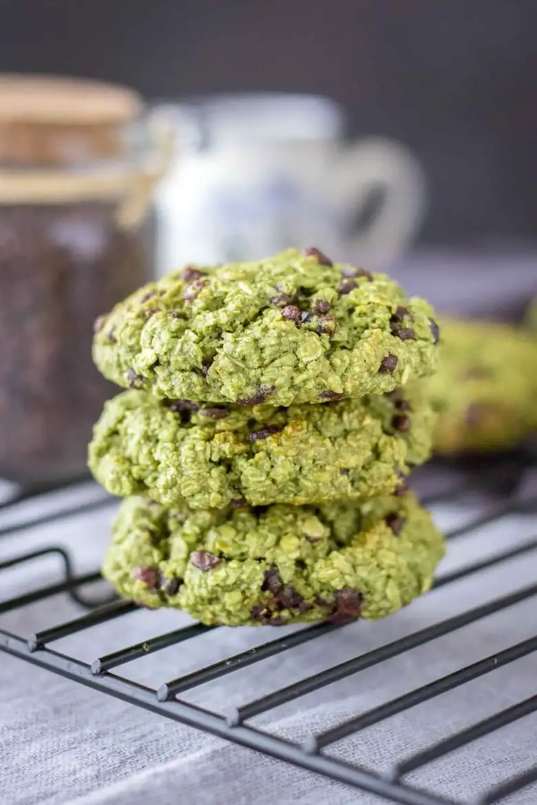 Matcha Chocolate Chip Cookies