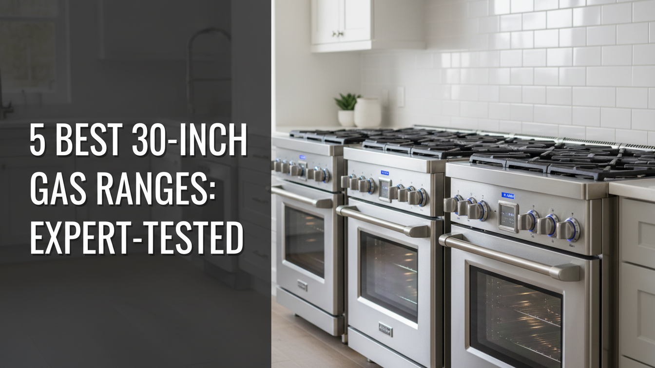 5 Best 30-Inch Gas Ranges: Expert-Tested For 2026