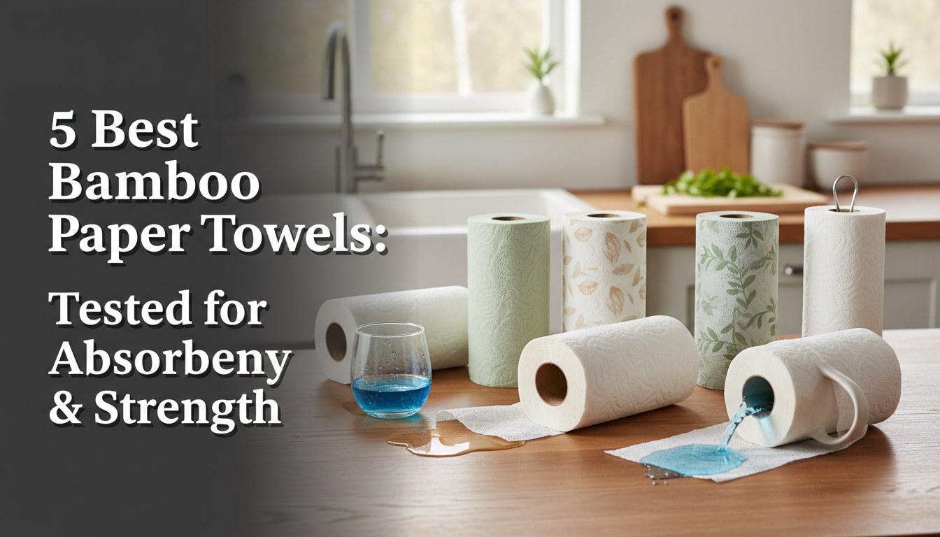 5 Best Bamboo Paper Towels: Tested For Absorbency & Strength