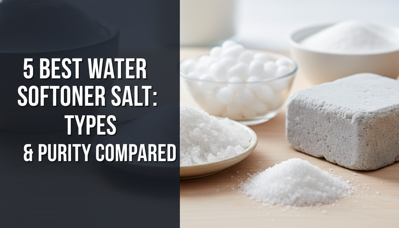 5 Best Water Softener Salt: Types & Purity Compared