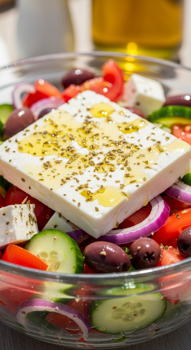 Surrounded By Fresh Veggies And Pita On A Wooden Board.&Quot;