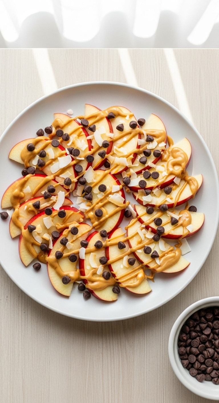 &Quot;Apple Nachos With Peanut Butter