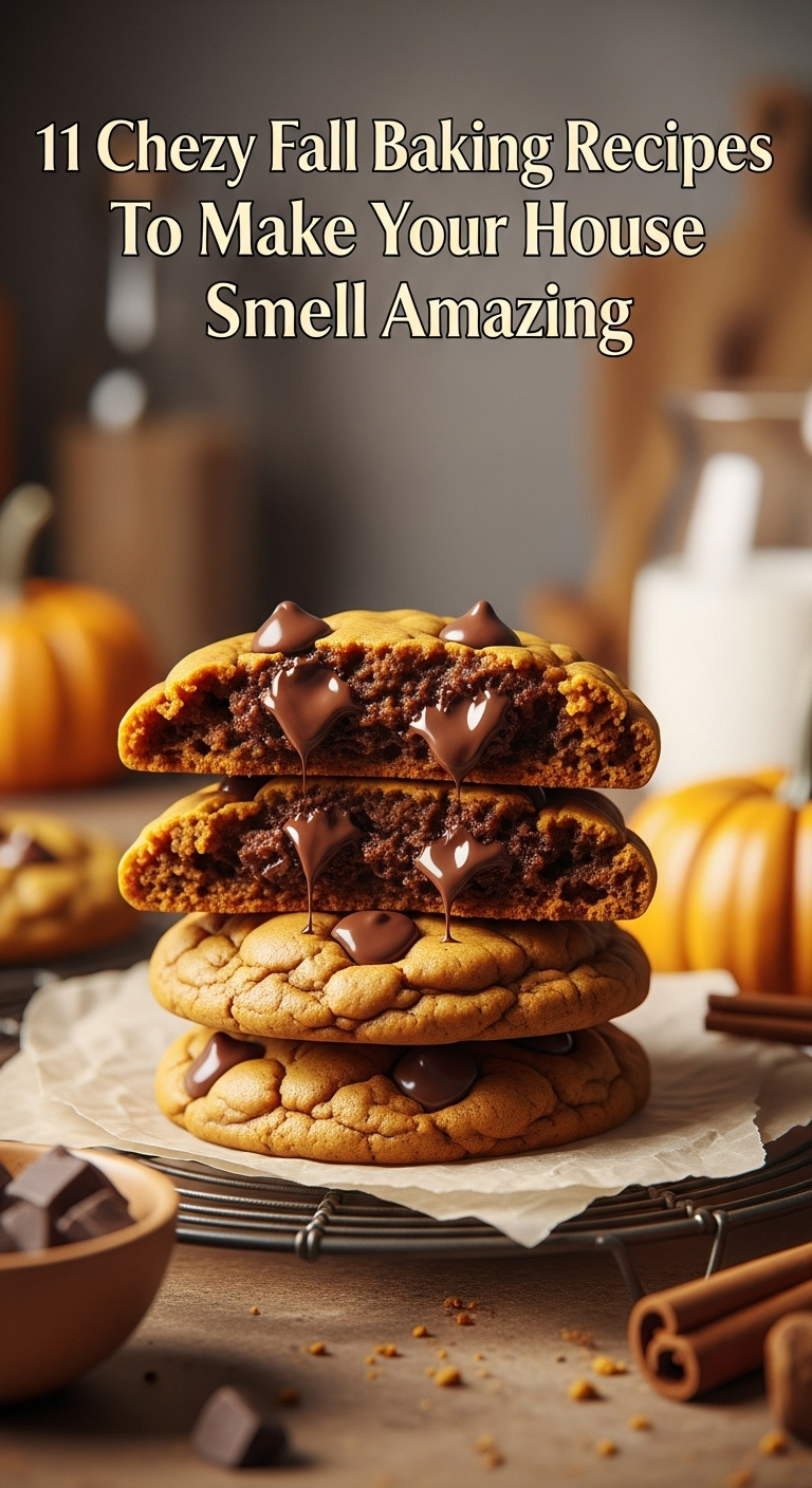 Amazing Smelling Fall Baking Recipes With Pumpkin Pie And Text Overlay