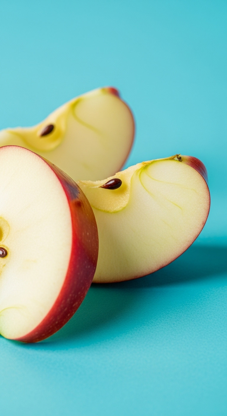 Apple Slices Decorated As Monster Mouths With Nuts, A Fun And Healthy Halloween Snack For Kids And Parties.