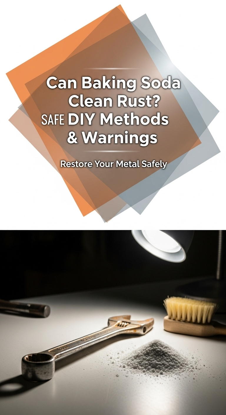 A Diagram Showing Various Methods To Clean Rust, Including Using Baking Soda Paste, Lemon Juice, And A Potato, Illustrating The Versatility Of Using Baking Soda To Can Baking Soda Clean Rust
