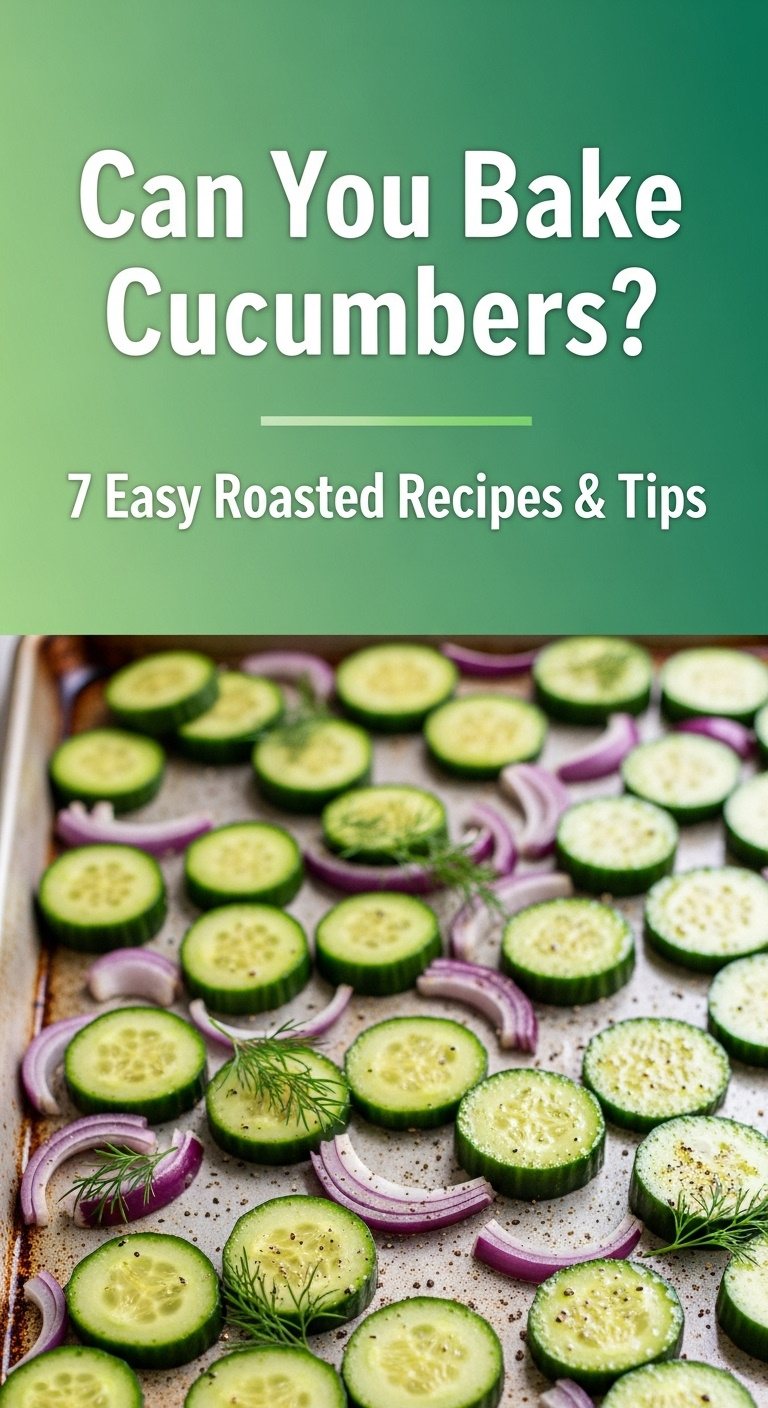 Can You Bake Cucumbers