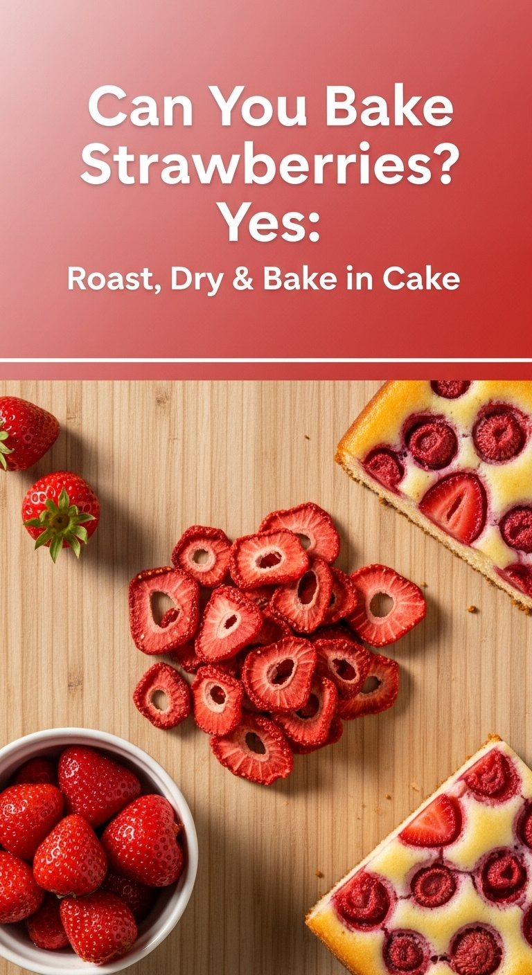 A Beautiful Fresh Strawberry Cake Showcasing How You Can Bake Strawberries Successfully