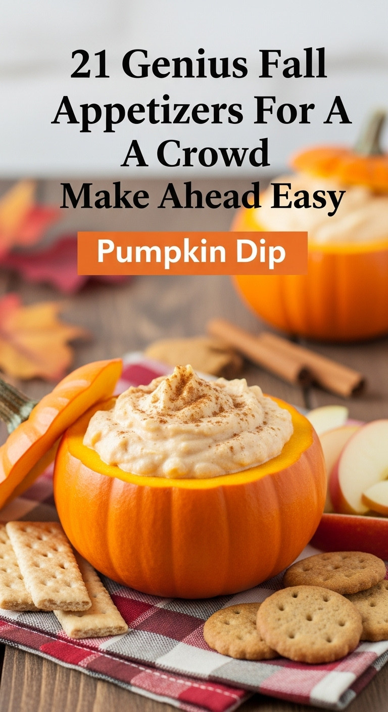 Creamy Light Orange Pumpkin Dip In A Hollowed Out Sugar Pumpkin Garnished With Cinnamon And Dippers