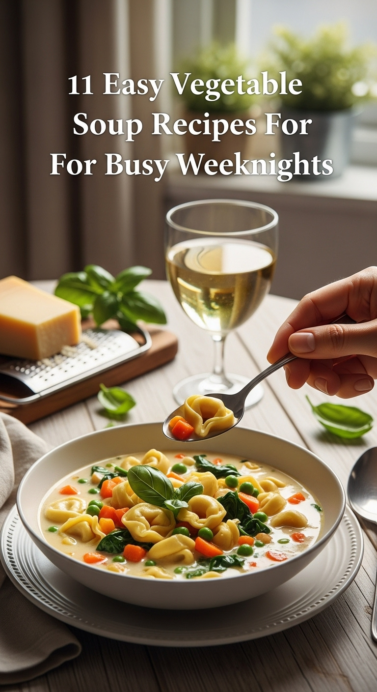Delicious Vegetable Soup For Weeknights With Recipe Title