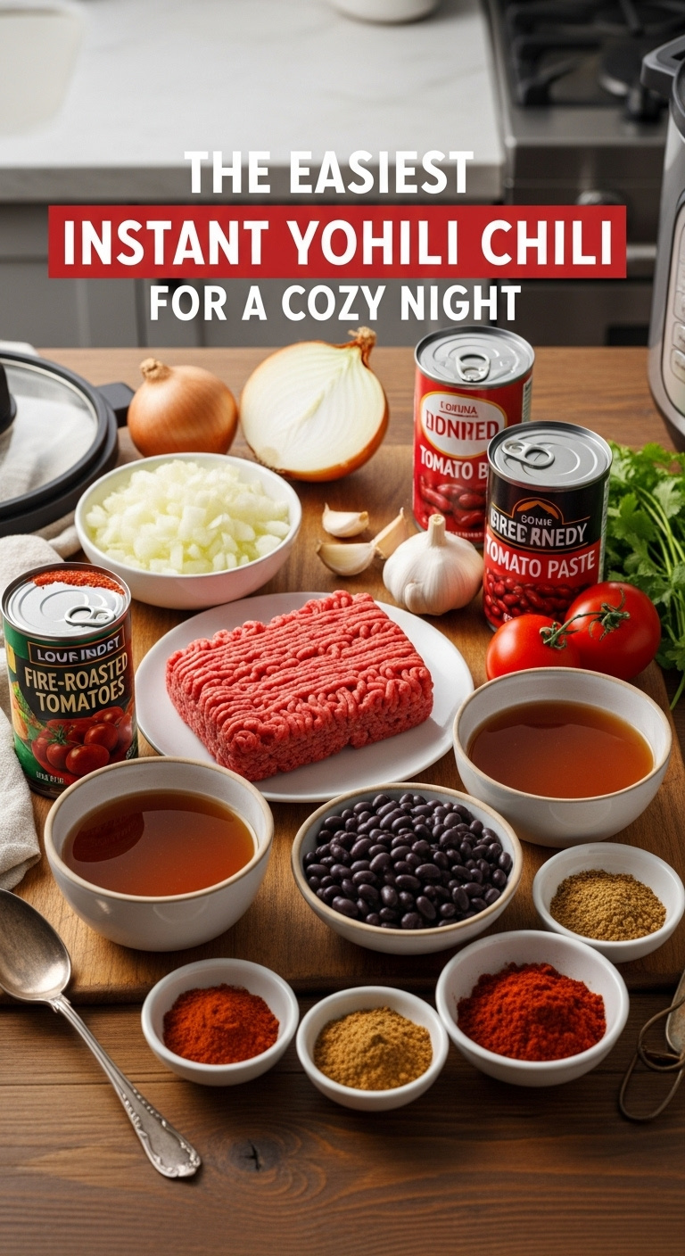 Easiest Instant Pot Chili Recipe For A Cozy Night With Shredded Cheddar And Sour Cream