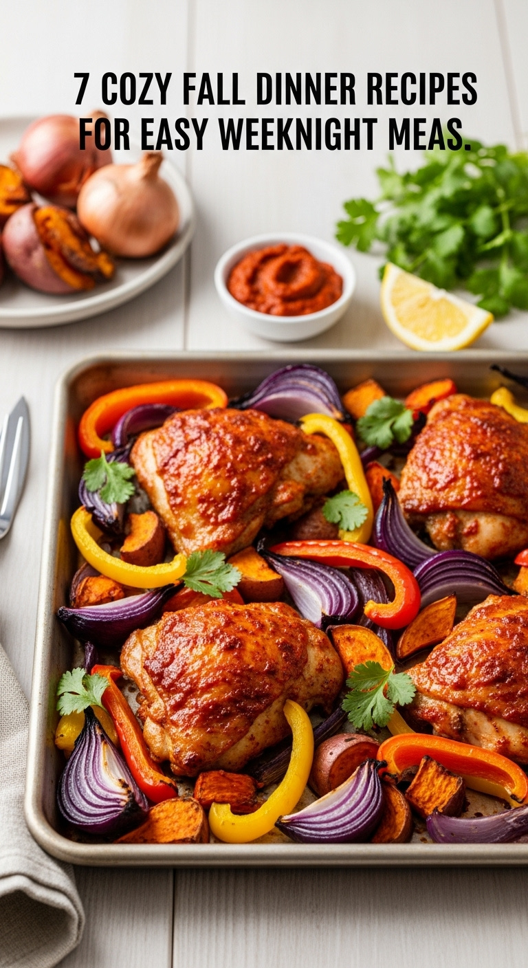 Easy Weeknight Meals Cozy Fall Dinner Recipes Roasted Chicken With Root Vegetables In A Skillet
