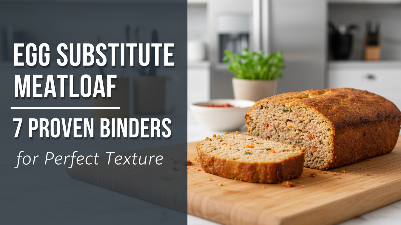 Picture of Egg Substitute Meatloaf: 7 Proven Binders For Perfect Texture