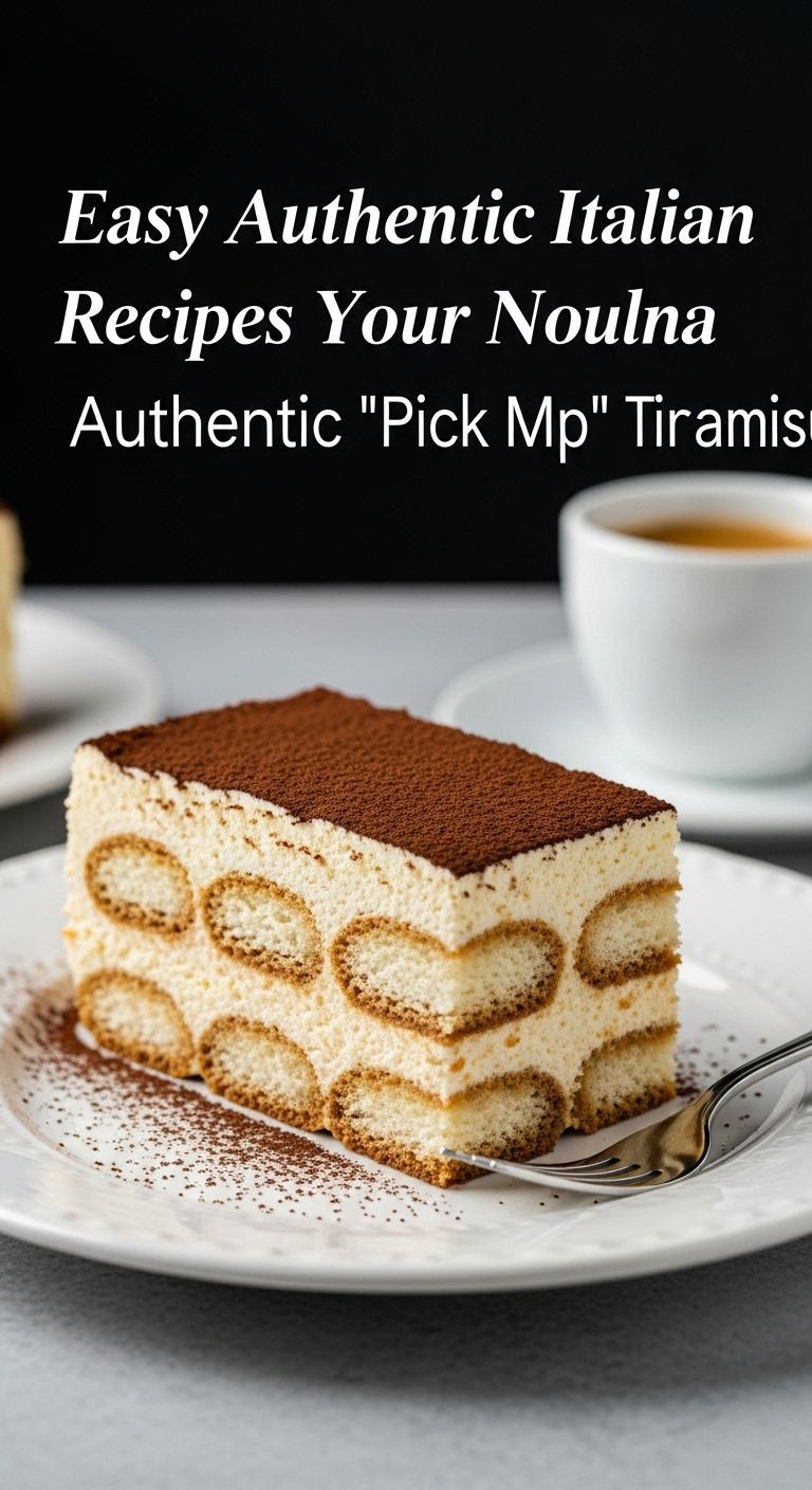A Sophisticated Photograph Of A Perfect Slice Of **Tiramisu** On A White Plate, Showcasing Its Layers, With A Dusting Of Cocoa Powder And A Cup Of Espresso In The Background.