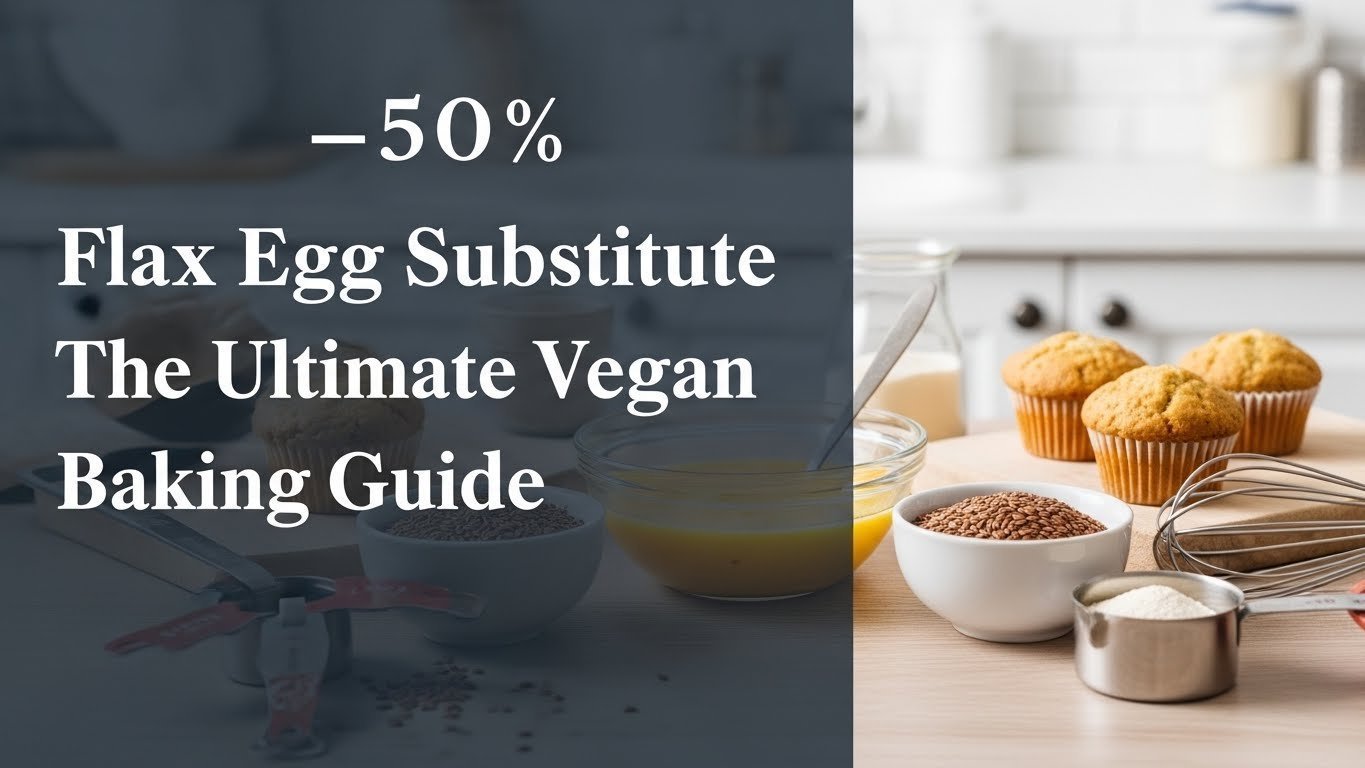 Gallery Detail: Flax Egg Substitute The Ultimate Easy Vegan Baking Guide