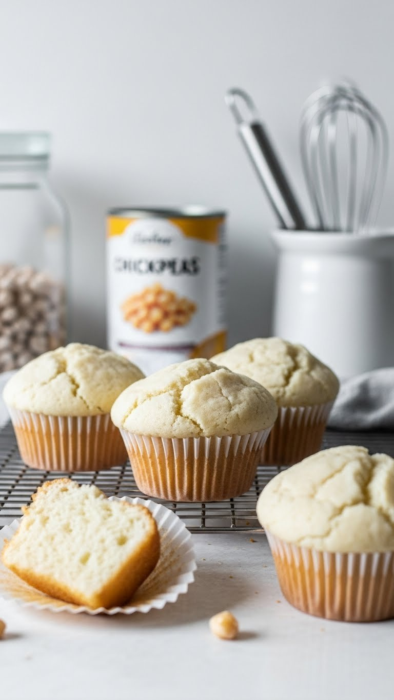 Fluffy, High-Domed Vanilla Muffins With Rustic Cracked Tops Cooling On A Rack, Showcasing Light Interior. Homemade Baked Goods.