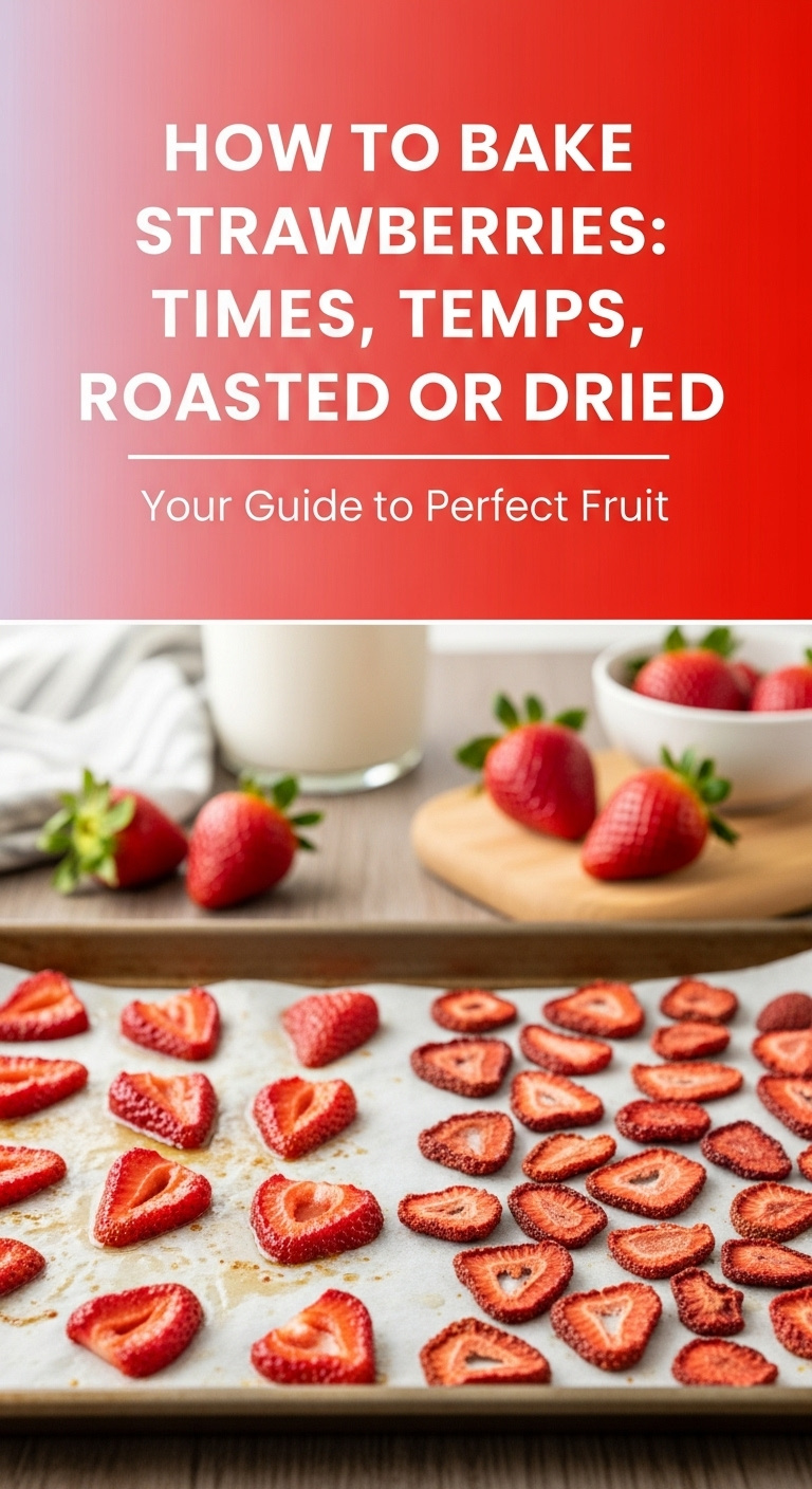 How To Bake Strawberries In Two Ways, Roasted And Dried