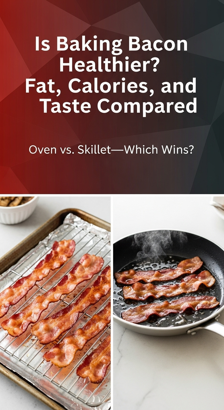 A Perfectly Cooked Sheet Of Baked Bacon On A Wire Rack, Demonstrating A Healthier Cooking Method For Is Baking Bacon Healthier.