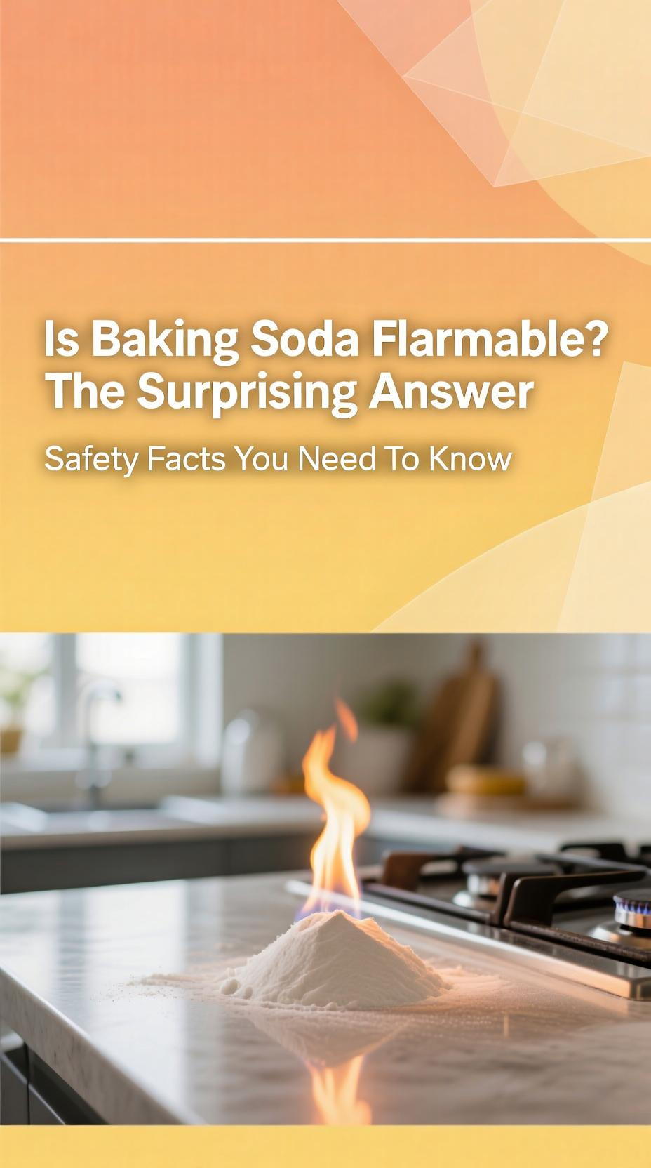 A Box Of Baking Soda Next To A Small Flame, Demonstrating Is Baking Soda Flammable Is Not A Concern.
