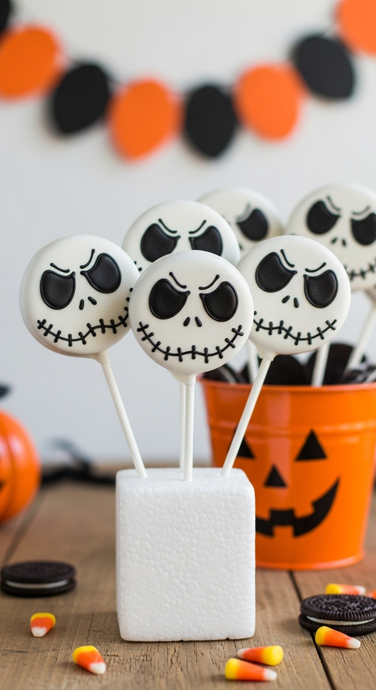 Jackskellingtonoreopopshalloweendessertpartytreats