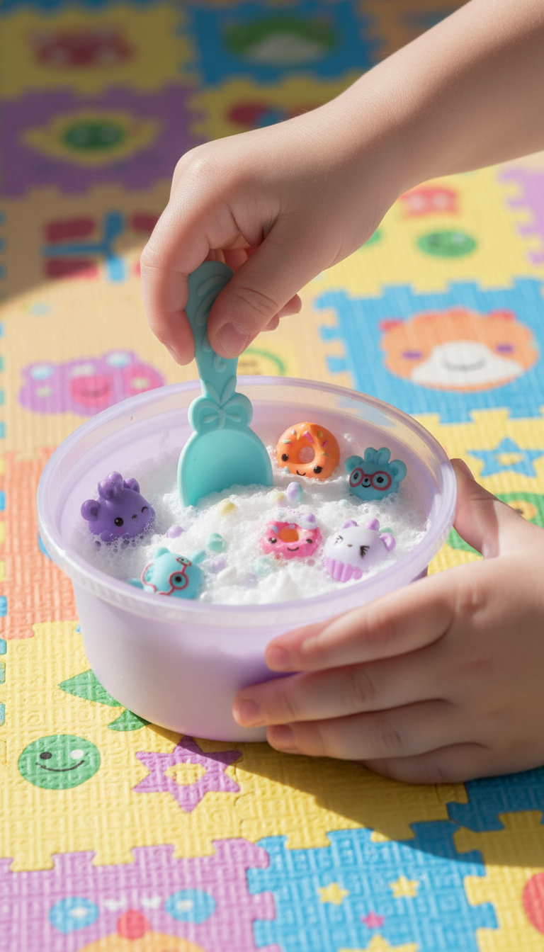 Unboxed Num Noms Snackables Cereal Sets With Colored Milk And Collectible Characters.