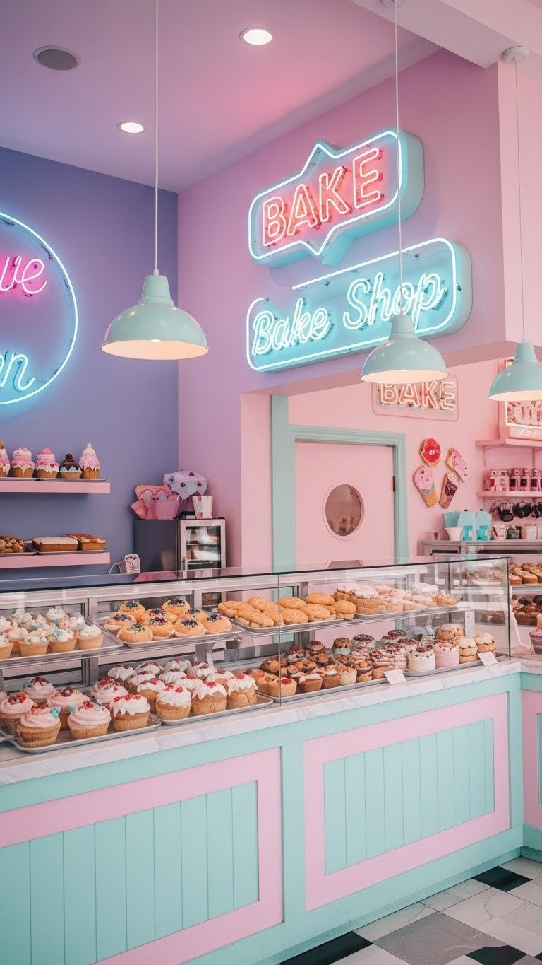 Organized Grid Of Nine Pastel Baking Ingredients Including Eggs, Flour, Butter And Sugar In Symmetrical Layout