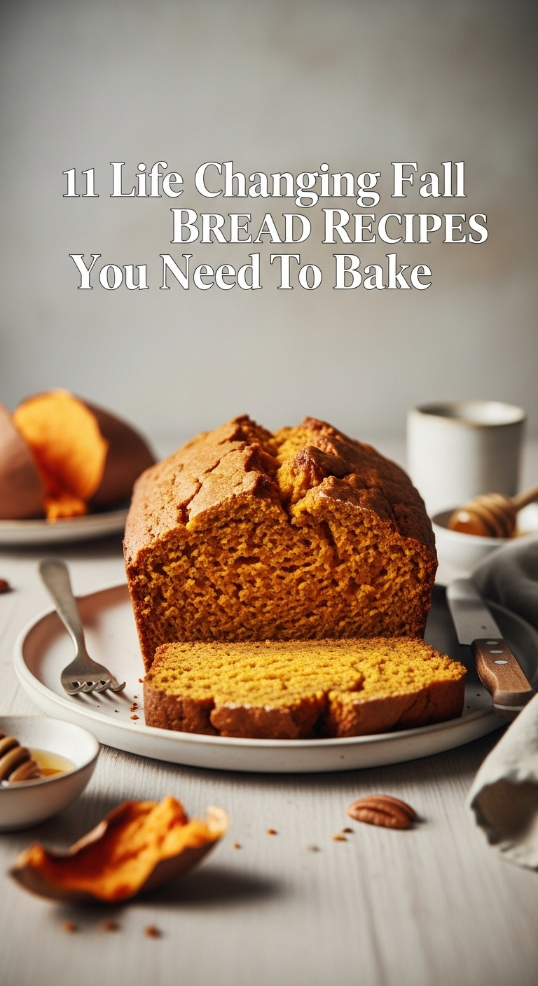 Photorealistic Hearty Sweet Potato Bread Loaf Sliced Moist Crumb Ceramic Plate Light Wooden Surface Soft Diffuse Natural Light Vertical Portrait