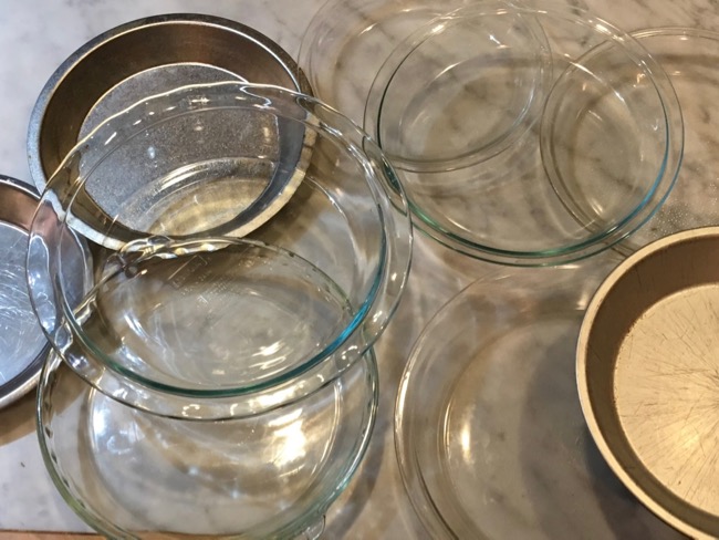Various Pie Pans