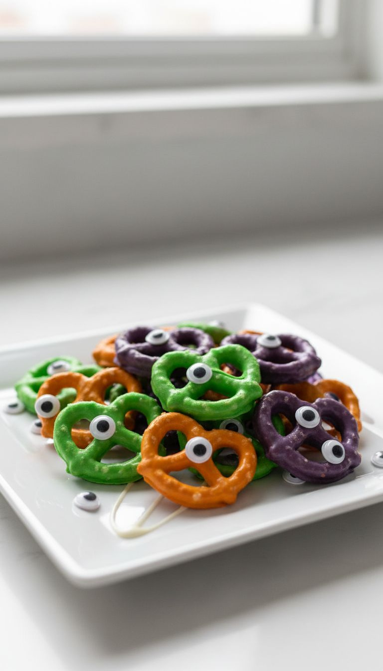 Several Mummy Nutter Butter Cookies, Decorated For Halloween. White Frosting Wraps And Edible Eyes Create Spooky, Fun Treats.
