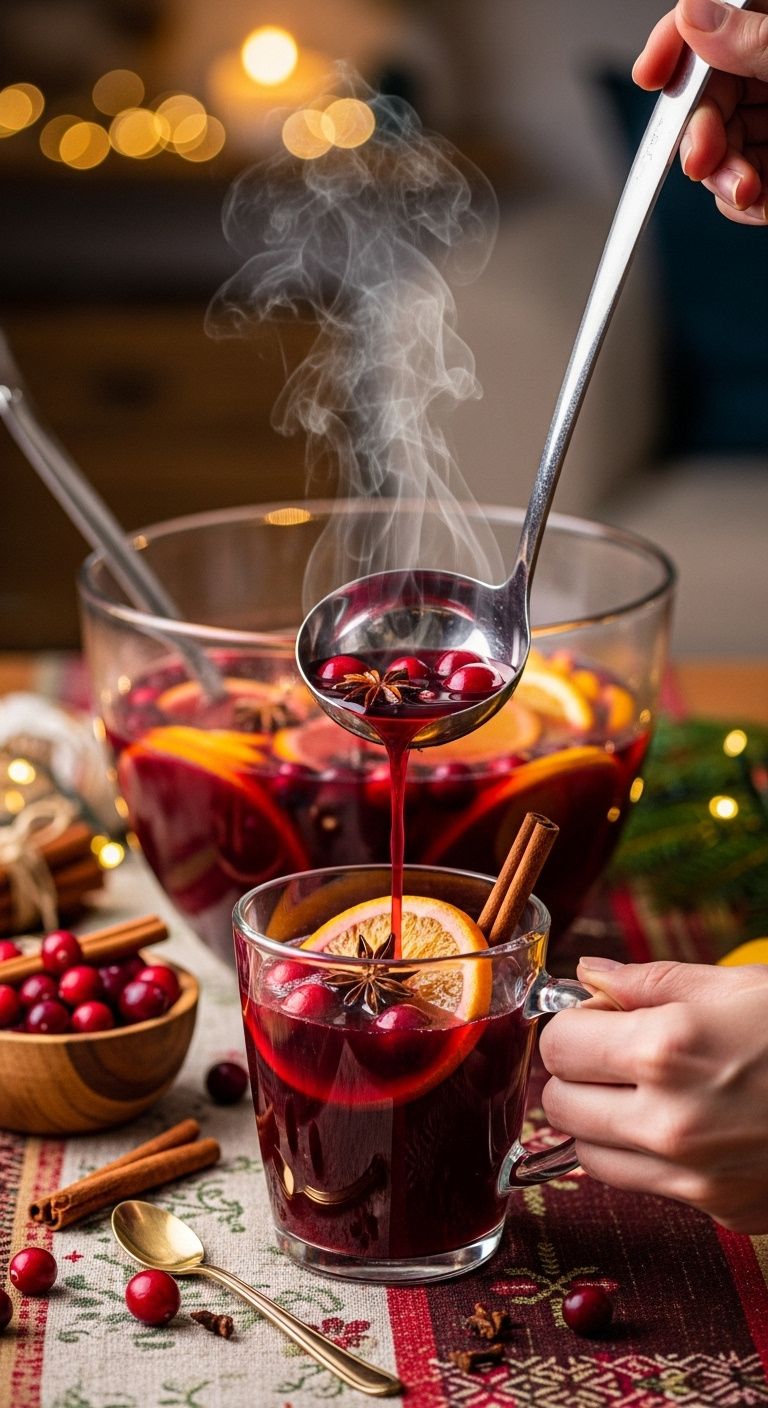 Simple Stunning Fall Mocktail Recipe Ideas A Cranberry Mocktail With Rosemary And Orange Slice For Autumn