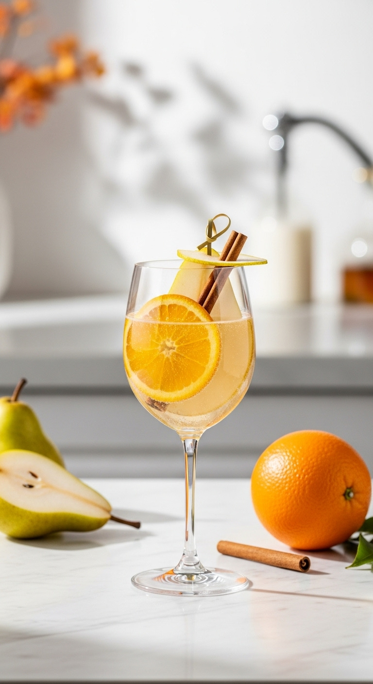 Simple Stunning Fall Mocktail Recipe Ideas A Cranberry Mocktail With Rosemary And Orange Slice
