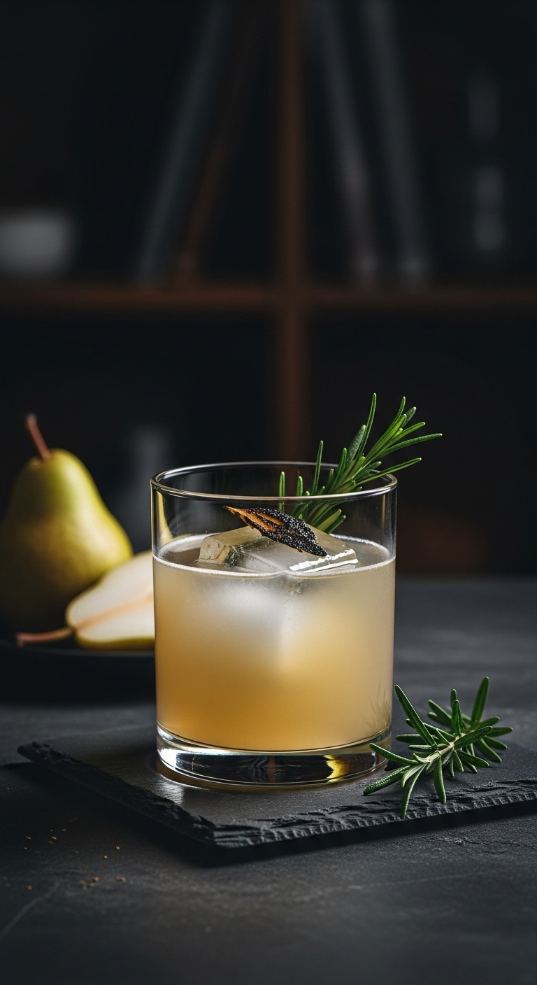 Sparkling Cranberry Mocktail With Rosemary And Orange Slice A Simple Stunning Fall Mocktail Recipe Idea