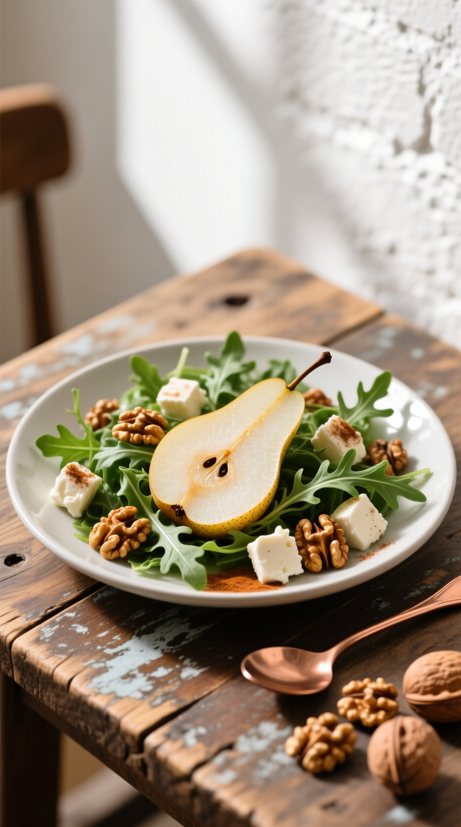 Vibrant Christmas Salad Featuring Red Beetroot, Golden Beetroot, Green Pistachios, Mandarin Oranges, And Fresh Kale.