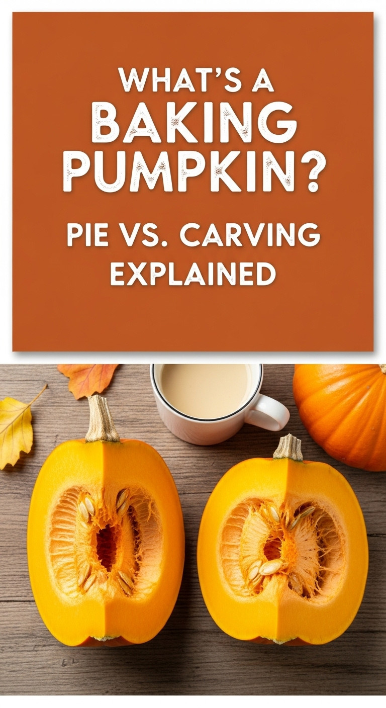 A Display Of Small Baking Pumpkins Ready For Use, Highlighting The Difference Between A Pie Pumpkin And A Carving Pumpkin.
