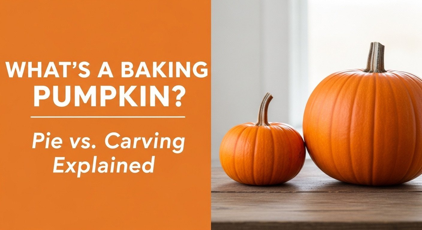 What's A Baking Pumpkin? Pie Vs. Carving Explained