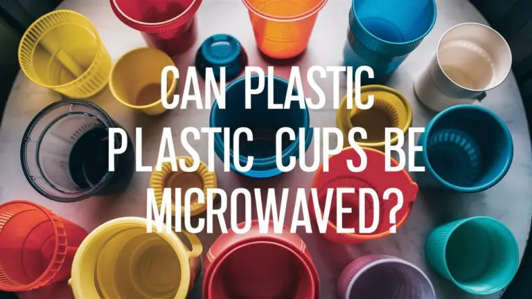 Can Plastic Cups Be Microwaved
