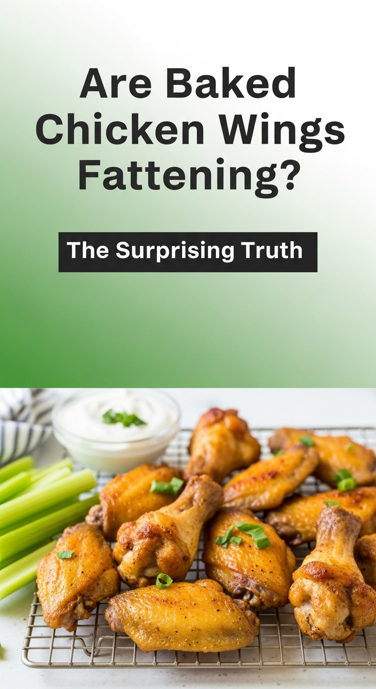 A Plate Of Crispy Baked Chicken Wings Next To A Small Bowl Of Dip, Illustrating The Topic Of Whether Are Baked Chicken Wings Fattening