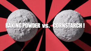 can baking powder replace cornstarch
